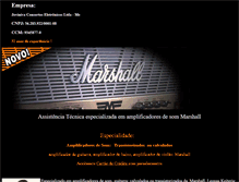 Tablet Screenshot of marshall.assistencia-tecnica.net